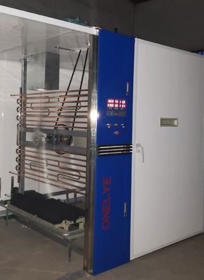 Buy ONELYE 38400 Eggs Industrial Automatic Single Stage Incubator with Pneumatic Symmetric Turning and Smart Touch Screen Interface online manufacture