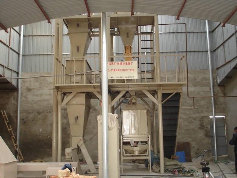 1.5tph Fish Feed Pellet Production Line Manufacturing Unit